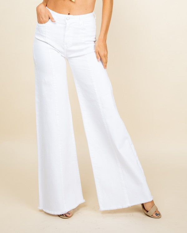 Wide leg, denim pants, jeans, western