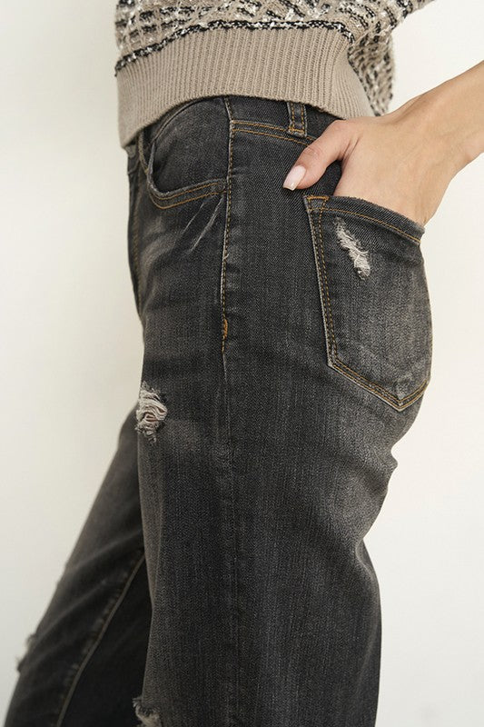 HIGH RISE GIRLFRIEND JEANS