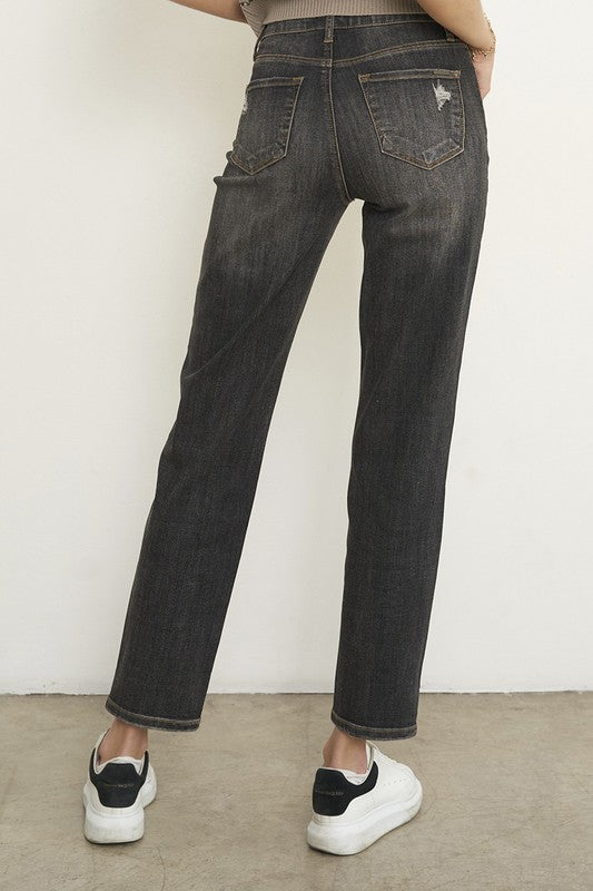 HIGH RISE GIRLFRIEND JEANS