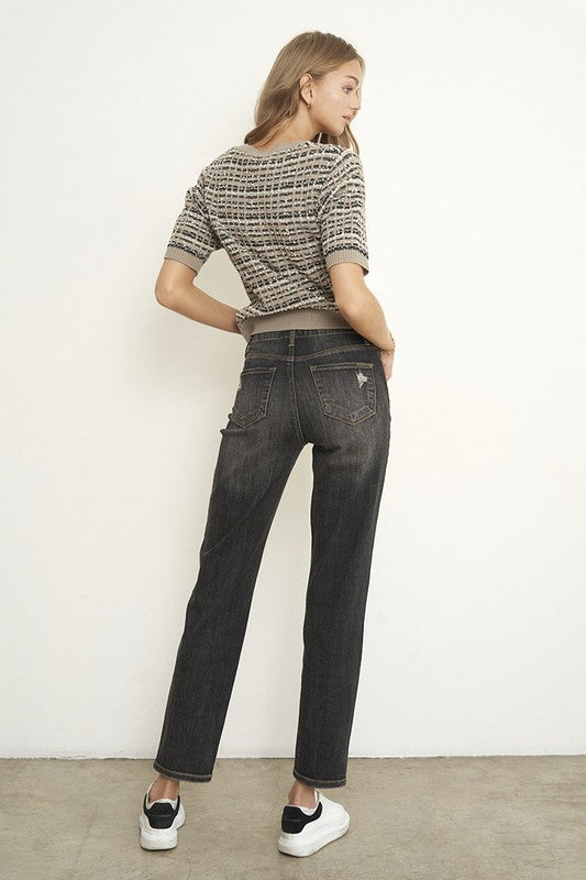 HIGH RISE GIRLFRIEND JEANS