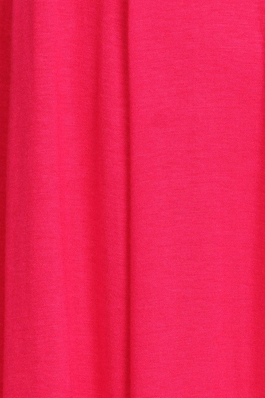 Jersey knit short sleeve oversized a-line dress