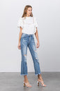 MID RISE CROP FLARE