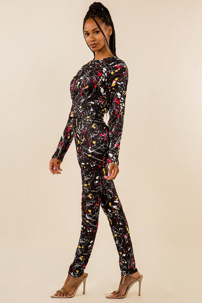 TOP TWO PIECE PANT SET