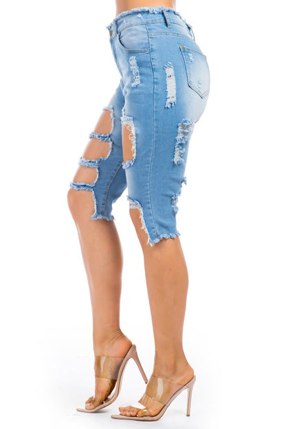 DENIM SHORT