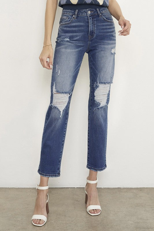 MID-RISE BOYFRIEND JEANS