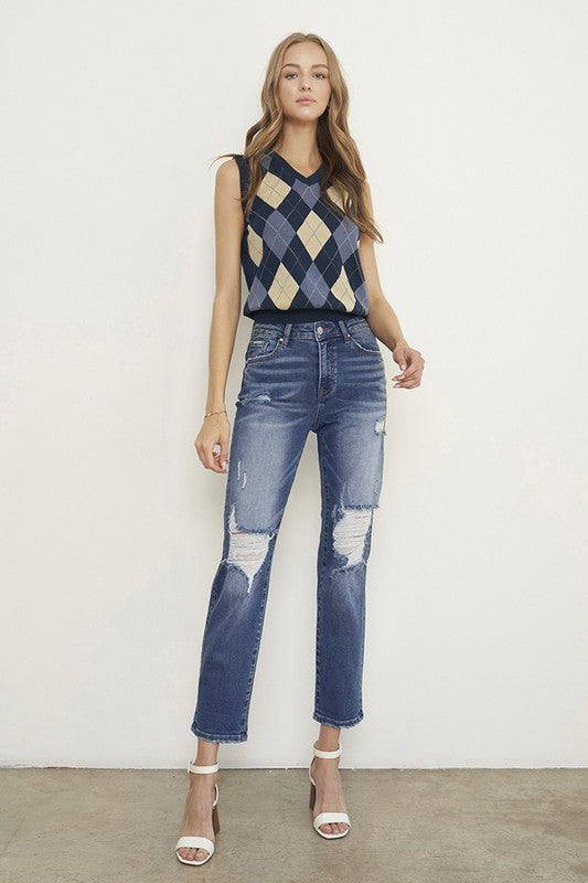 MID-RISE BOYFRIEND JEANS