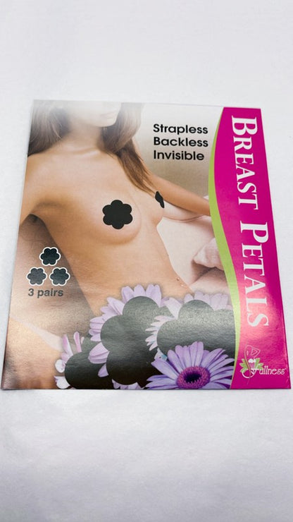 BS2006 Black color nipple cover petals