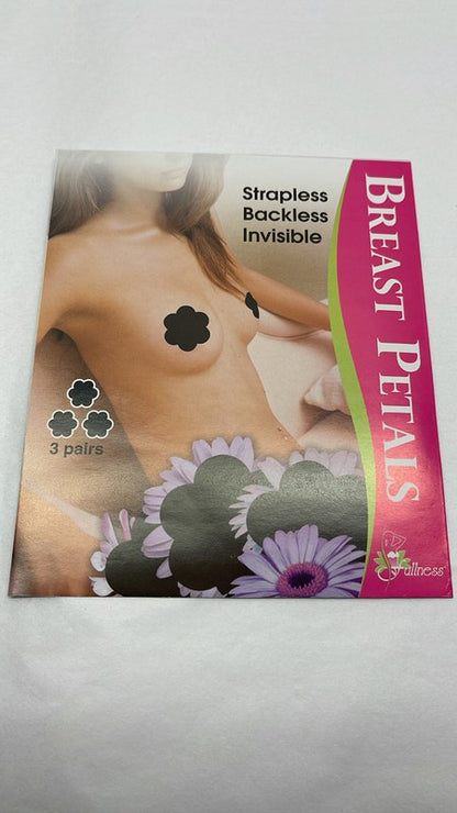 BS2006 Black color nipple cover petals