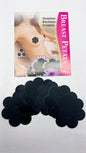 BS2006 Black color nipple cover petals