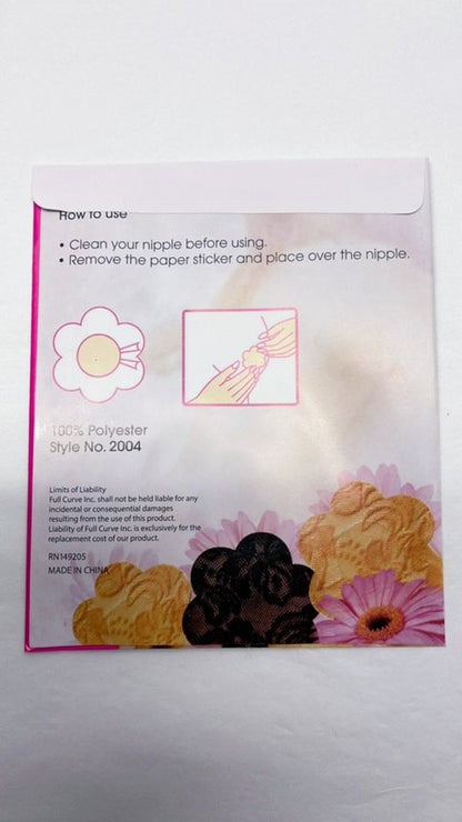 BS2006 Mocha nipple cover petals