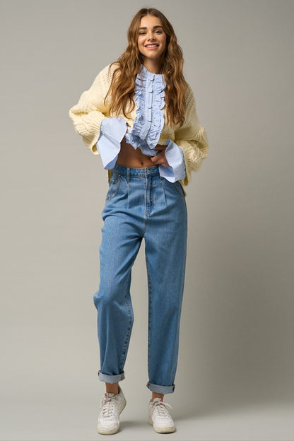 HIGH RISE PREMIUM SLOUCH JEANS