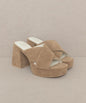 Oasis Society Carmen - Chunky Platform Mule Heel
