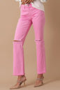 High Rise Slim Straight