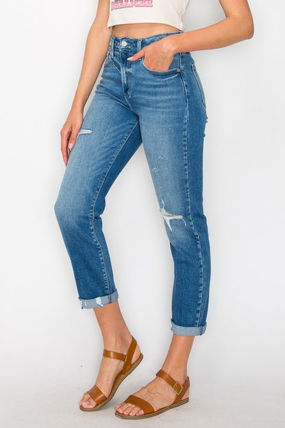 HIGH RISE TAPERED LEG