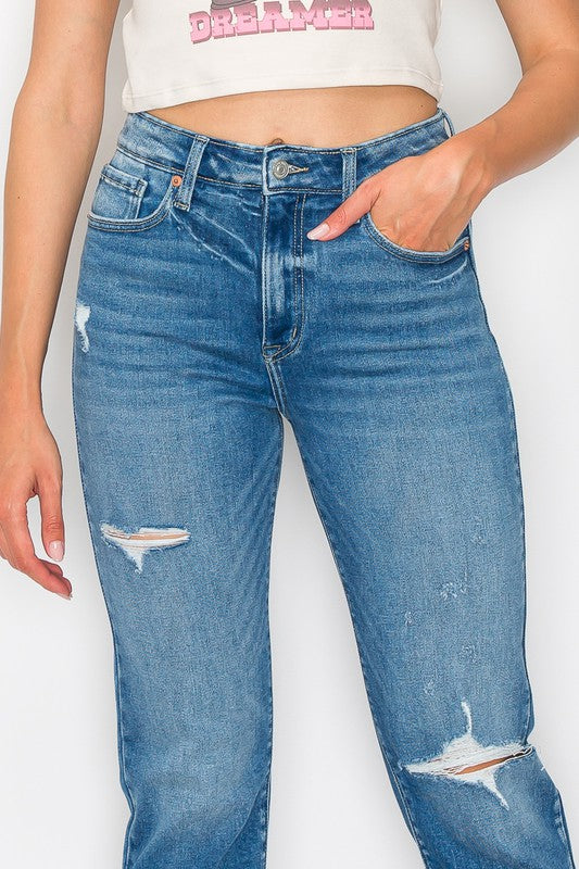HIGH RISE TAPERED LEG