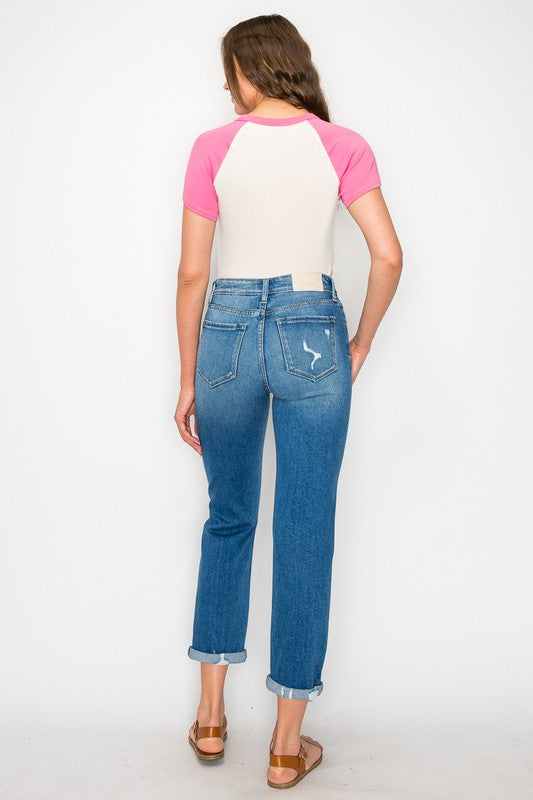 HIGH RISE TAPERED LEG