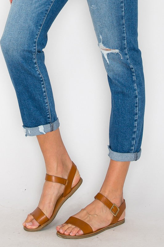HIGH RISE TAPERED LEG