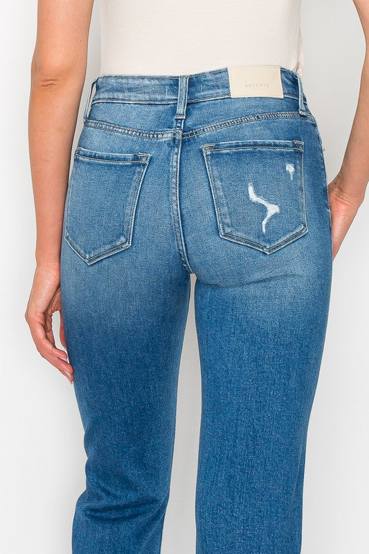HIGH RISE TAPERED LEG