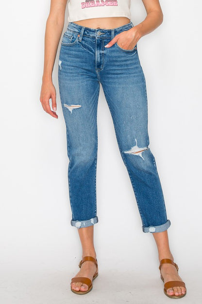 HIGH RISE TAPERED LEG