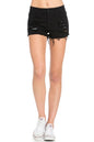 Jean Short Denim Distressed Vintage