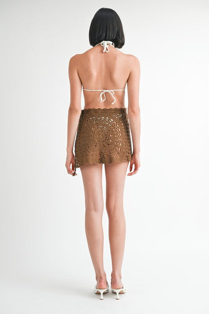 CROCHET COVER UP SKIRT