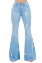 Perla Bell Bottom Jean in Light Wash