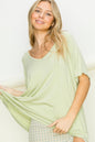 At Rest Oversized Short Sleeve Top