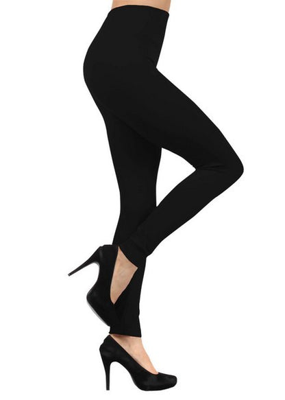 Solid Color Heavy Weight Fleece Leggings